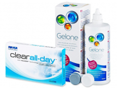 Clear All-Day (6 Linsen) + Gelone 360 ml