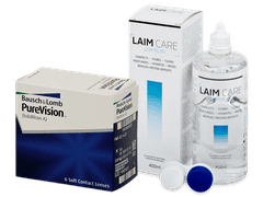 PureVision (6 Linsen) + Laim Care 400 ml
