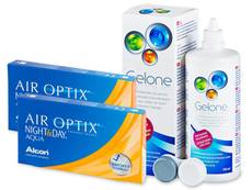 Air Optix Night and Day Aqua (2x3 Linsen) +  Gelone 360ml