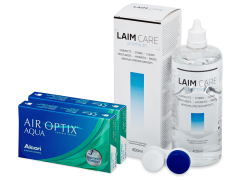 Air Optix Aqua (2x3 Linsen) + Laim Care 400ml