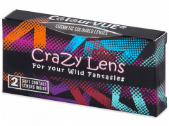 ColourVUE Crazy Lens - Blue Star - ohne Stärke (2 Linsen)