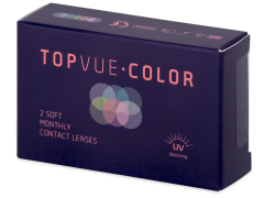TopVue Color - Turquoise - mit Stärke (2 Linsen)