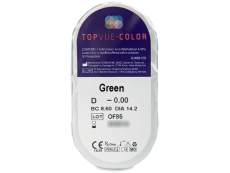 TopVue Color - Green - ohne Stärke (2 Linsen)