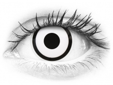 ColourVUE Crazy Lens - White Zombie - Tageslinsen ohne Stärke (2 Linsen)