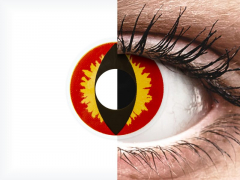 ColourVUE Crazy Lens - Dragon Eyes - Tageslinsen ohne Stärke (2 Linsen)
