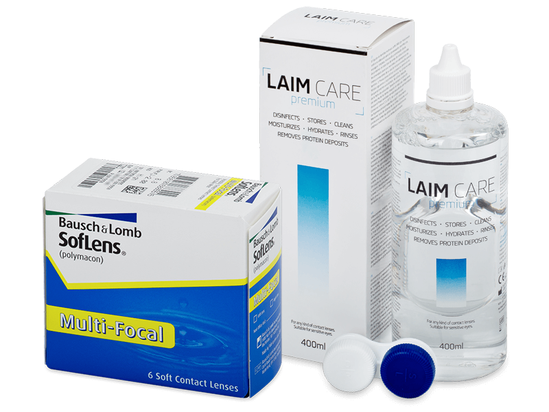 SofLens Multi-Focal (6 Linsen) + Laim Care 400 ml