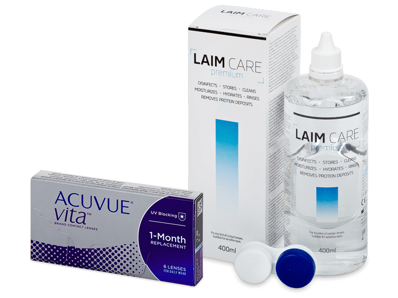 Acuvue Vita (6 Linsen) + Laim Care 400 ml