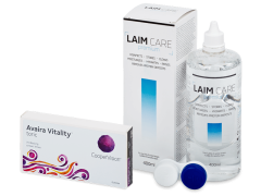 Avaira Vitality Toric (3 Linsen) + Laim Care 400 ml