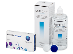 Biofinity Energys (3 Linsen) + Laim-Care 400 ml