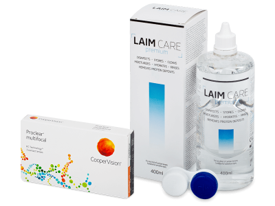 Proclear Multifocal (3 Linsen) + Laim Care 400 ml
