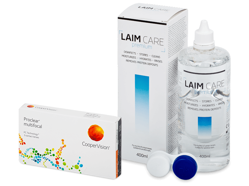 Proclear Multifocal (3 Linsen) + Laim Care 400 ml