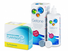 PureVision 2 for Presbyopia (6 Linsen) + Gelone 360 ml