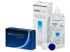 TopVue Premium (12 Linsen) + Laim Care 400 ml