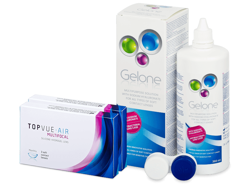 TopVue Air Multifocal (6 Linsen) + Gelone 360 ml