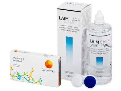 Proclear Multifocal XR (6 Linsen) + Laim Care 400 ml