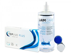TopVue Plus (6 Linsen) + Laim Care 400 ml