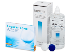 Bausch + Lomb ULTRA for Astigmatism (3 Linsen) + Laim-Care 400 ml