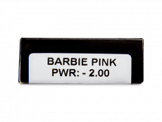 CRAZY LENS - Barbie Pink - Tageslinsen mit Stärke (2 Linsen)