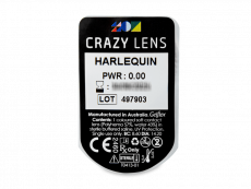 CRAZY LENS - Harlequin - Tageslinsen ohne Stärke (2 Linsen)