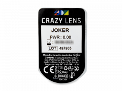 CRAZY LENS - Joker - Tageslinsen ohne Stärke (2 Linsen)
