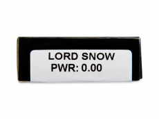 CRAZY LENS - Lord Snow - Tageslinsen ohne Stärke (2 Linsen)