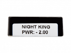 CRAZY LENS - Night King - Tageslinsen mit Stärke (2 Linsen)