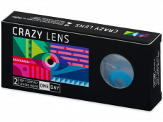 CRAZY LENS - Sky Blue - Tageslinsen mit Stärke (2 Linsen)