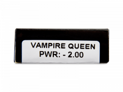 CRAZY LENS - Vampire Queen - Tageslinsen mit Stärke (2 Linsen)