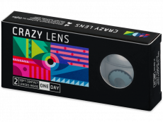 CRAZY LENS - Zombie Virus - Tageslinsen mit Stärke (2 Linsen)