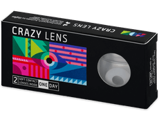 CRAZY LENS - WhiteOut - Tageslinsen mit Stärke (2 Linsen)