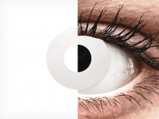 CRAZY LENS - WhiteOut - Tageslinsen mit Stärke (2 Linsen)