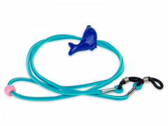 Brillenkordel in blau – Delphin 