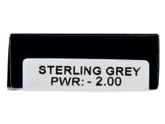 TopVue Daily Color - Sterling Grey - Tageslinsen mit Stärke (2 Linsen)