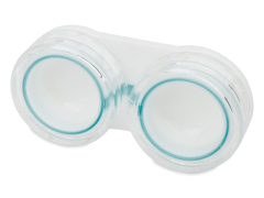 Linsenbehälter - blau transparent 