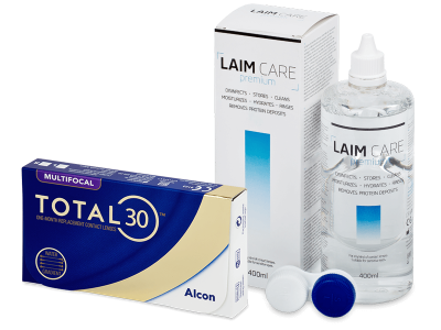 TOTAL30 Multifocal (6 Linsen) + Laim Care 400 ml