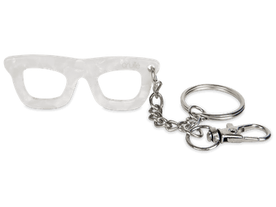 Crullé Schlüsselanhänger - weiß